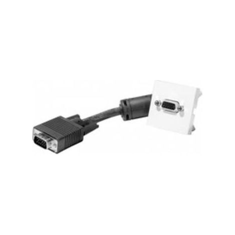 Plastron 45x45 - VOGELS - NEKLAN 2051020 - VGA weiblich - 3,5 mm Klinke weiblich - 0,2 m