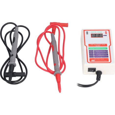 Testeur de rétroéclairage LED pour téléviseurs, plage de tension 0 à 300 V, testeur professionnel de diodes électroluminescentes avec écran LCD, prise UE 85-265 V (1/5)