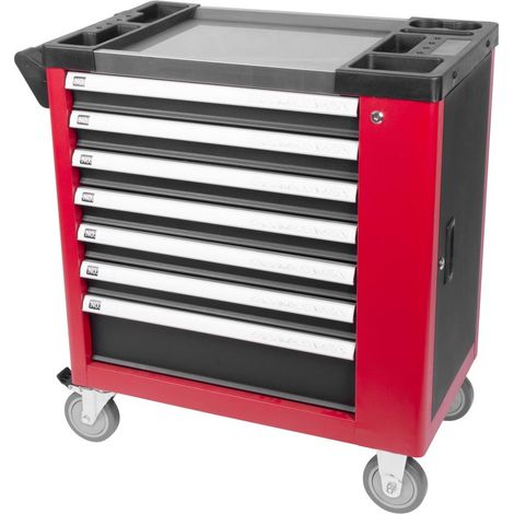 Werkstattwagen Strend Pro B239, mit Werkzeug, 399-teiliger Schrank, 7 Schubladen, Hobby (1/5)