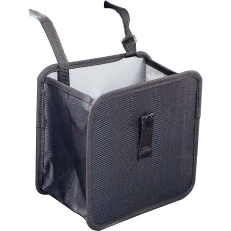 Poubelle de Voiture, Poubelle Portable Multifonctionnelle, Poubelle de Voiture Pliable et Suspendue, Étanche et Anti-Déversement, Accessoires Voiture pour Voiture, SUV, Camion (22x14.5x2 (1/4)