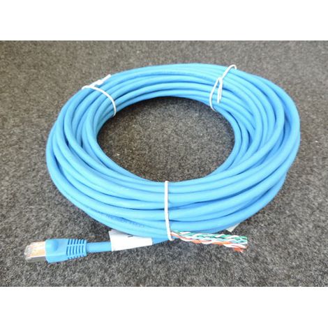 Cordon reseau RJ45 catégorie 6 F-UTP dégainé longueur 20m pour boîte de distribution Legrand