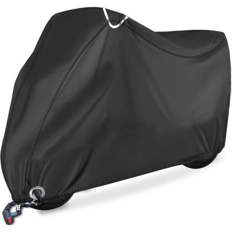 Housse de Protection pour vélo, Housse de vélo Exterieur Imperméable par Oxford 210D de Haute Qualité Protection UV Neige pour VTT et Vélo de Route Montagne, 170x60x85cm Noir (1/5)