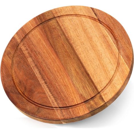 Tabla de cortar y servir de madera de 25 cm