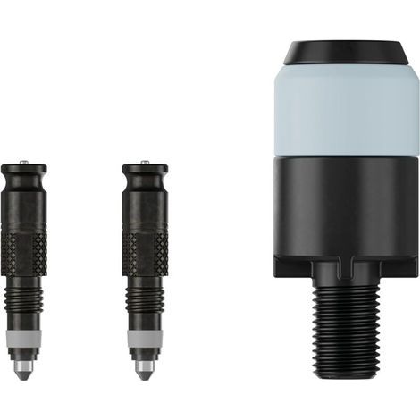 Clik Valve Conversion Set – Innovation de valve pour gonflage de pneus vélo – Kit de conversion pour valves Presta/SV avec adaptateur de tête de pompe (1/4)