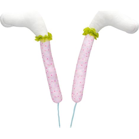 Set mit 2 Osterhasenpfoten-Anhängern, kreative Dekoration für Blumentöpfe und Weihnachtsbäume, entzückender Hasenpfoten-Ornament (rosa, 2er-Set) (1/2)