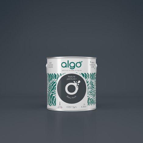 Peinture écologique Algo - Bleu Nuit - 5L / Satin (1/3)