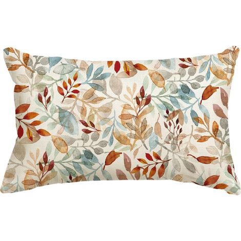 Housse de Coussin Automne Feuilles 30x50 cm (1/5)