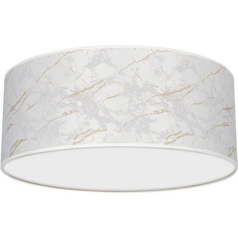 Plafonnier Milagro SENSO blanc 40cm métal/tissu 2xE27 (1/5)