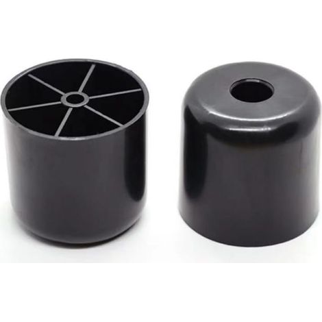 4x pied de meuble 50mm x 50mm canapé table fauteuil rond plastique bricolage (SKU produit : 95504005 SKU Offre : lehua25.3.31-25) (1/2)