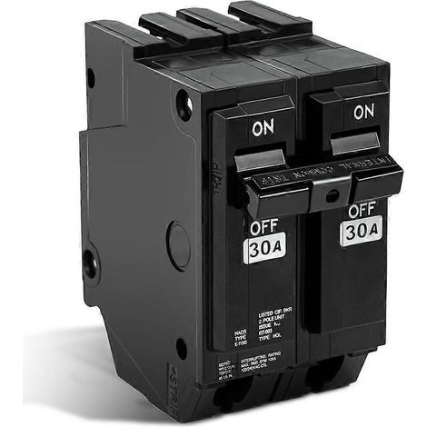 Disjoncteur bipolaire THQL2130 30 A, 10 kAIC 120/240 V, pour les tableaux de distribution GE Thick Series et Q-Line Series (1/5)