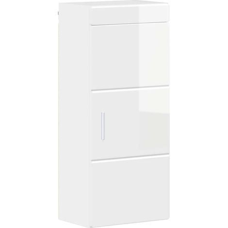 Maison Exclusive - Armadio da bagno a muro TULUM Bianco Lucido 37 x 24,5 x 86 cm (1/5)