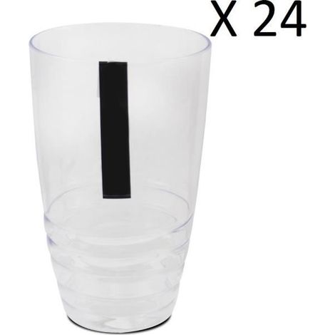 Lot de 24 verre à liqueur, verre dégustation - Diamètre 9 x Hauteur 15.5 cm -JUANIO (1/3)