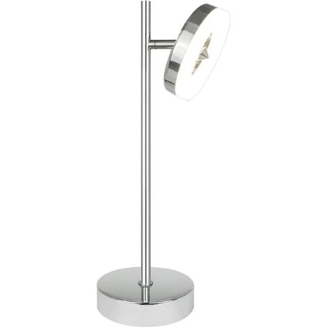 Sobremesa led modelo Cedro acabado cromado 41 cm(alto)13 cm(ancho)13 cm(largo). (1/2)