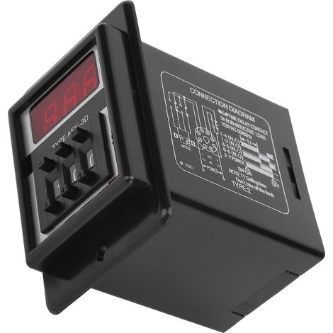 Minuteur Numérique Haute Précision JYIO, Réglage de Cycle et Temporisation, 220V AC 50/60Hz