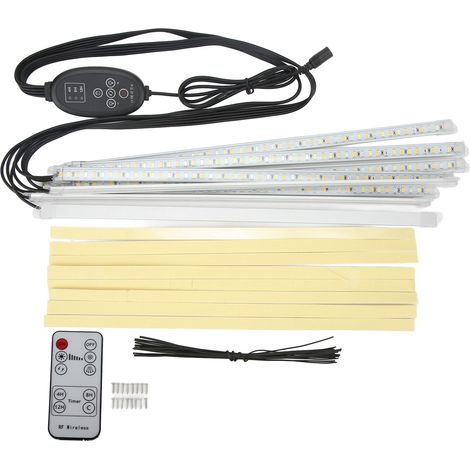Lampe de croissance LED à spectre complet avec minuterie et variateur pour semis de plantes d'intérieur, 100-240 V, prise australienne. (1/5)