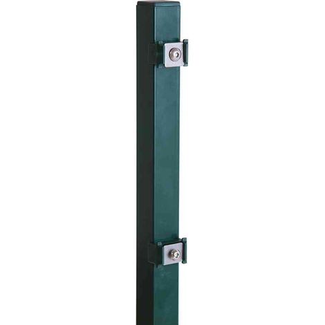 Einstabzaunpfosten 2000mm grün New-System Strebe Zaunpfosten Zaunstrebe Zäune