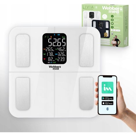 Analytische Badezimmerwaage mit 16 Parametern, kompatibel mit Apple Health, Google Fit und IF1320B (1/5)