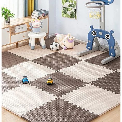 16-Piece EVA Foam Puzzle Mat, Non-Slip Baby Floor Mats, Kids Room Play Mats (1/5)