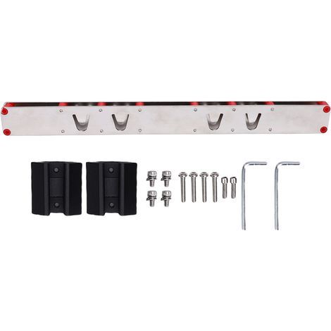 Ständer für elektrische Bohrmaschinen, geeignet für Werkzeugkastenverpackung, seitlicher Ablagekorb aus Edelstahl, Maßband, Schraubenschlüssel, Schraubendreher (1/5)