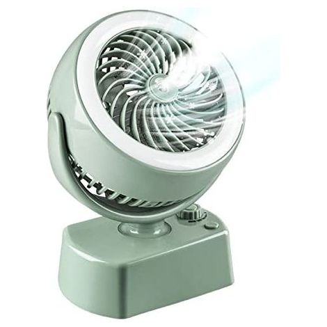 Ventilateur Bureau Sans Fil, Ventilateur Brumisateur Portable, Ventilateur De Table Rechargeable, Ventilateur De Bureau Silencieux Usb, Mini Ventilateur Humidificateur Veilleuse A Pile (1/5)