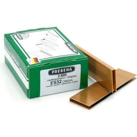 Prebena ES32CNKHA Heftklammern Typ ES 2600 St. Abmessungen (L x B) 40 mm x 5.95 mm