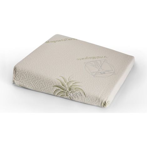 Siège compensé Coussin en mousse à mémoire de forme blanche
