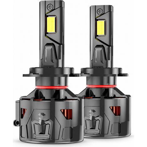 Ampoules LED H1 pour Phares de Voiture 330 W, Noir Électroplaqué, REDSEA (1/5)