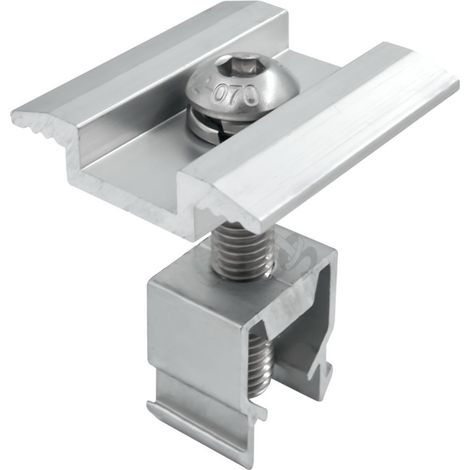 STI Morsetto Centrale Alluminio con Viteria Inox Assemblato 30-40mm Eolo Easy (1/3)