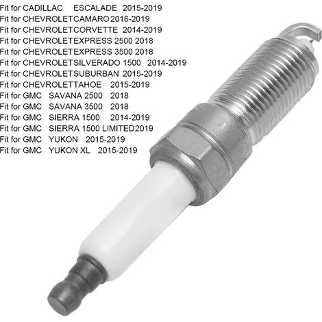 Lot de 8 bougies d'allumage 12622441 compatibles avec Cadillac Escalade 2015-2019 (1/5)
