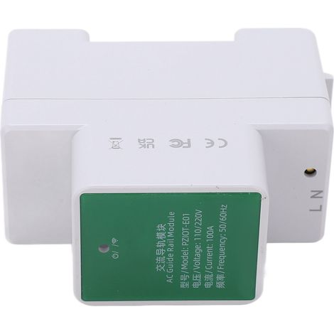 Peacefair WLAN-Energiezähler, multifunktionaler DIN-Schienen-Elektromonitor, 110/220 V Telemetrie, Fernbedienung, Verbrauchsmessung (1/5)