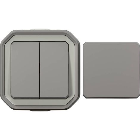 TRANSFORMER R VERSIBILE DA PARETE PLEXO LEGRAND GRIGIO 069719L (1/5)