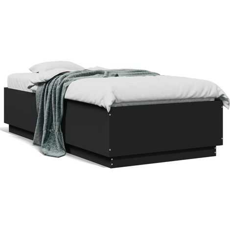 Maison Exclusive - Estructura de cama madera de ingeniería negra (1/5)