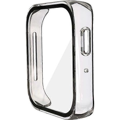 Protection d'écran rigide pour Apple Watch SE - Film trempé + Coque intégrale antichoc (1/5)