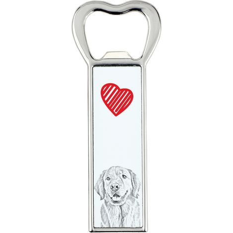 Golden Retriever - un apribottiglie con un cane, un apri-frigo personalizzato, un regalo unico per uomo di Art-Dog (1/5)