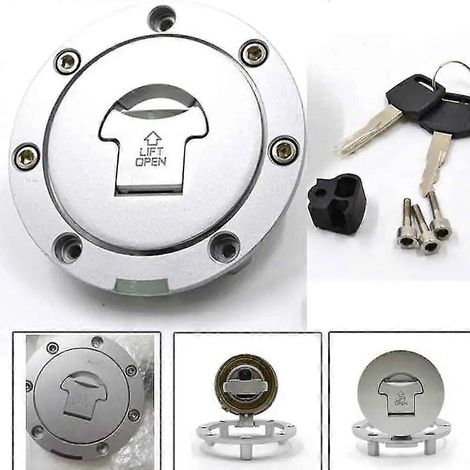 Tankdeckel mit Schloss und Schlüssel für Honda CBR600RR, CBR600 F4, F4I, CB1100SF, X11, CBR 600 RR, NT650, NT700V, DEAUVILLE NT 650, 700V (1/5)