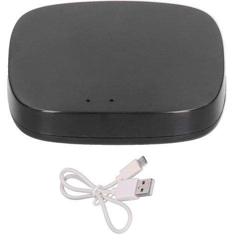 Passerelle sans fil USB Zigbee Tuya pour contrôleur domestique intelligent, télécommande via APP, noir