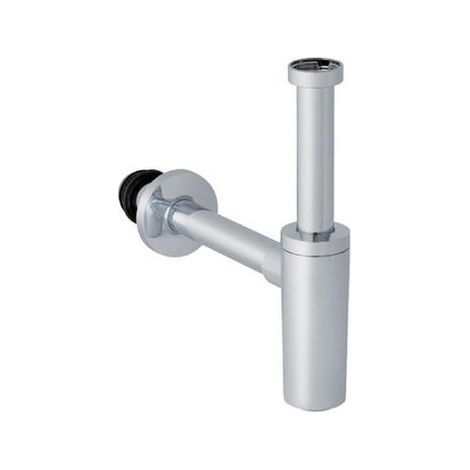 Sifón Cromo Brillante Geberit para lavabo antiolores