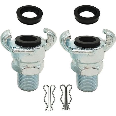 Raccord de tuyau d'air en fer NPT Raccord universel Chicago Raccord mâle 0,75 NPT Raccords de tuyaux en caoutchouc (1/3)