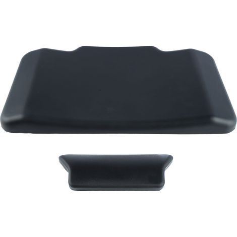 Sozius-Rückenlehnenpolster für Motorrad-Topcase, 3 cm dickes PU-Leder mit Stoßdämpfer, komfortable Rückenlehne, Sitzstütze, Schutzpolster für Motorradgepäck (1/5)