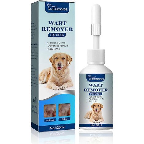 Traitement naturel et indolore contre les verrues chez le chien (20 ml/0,7 oz) (1/5)