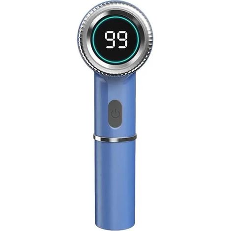Brosse de nettoyage électrique sans fil, rechargeable par USB, brosse de nettoyage de sol manuelle, nettoyeur de sol rotatif (bleu) (1/5)