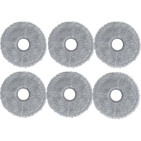 Lot de 4 Support for serpillères. Compatible for Dreame L10s Ultra / S10 / S10 Pro / X10/Compatible for Xiaomi Mijia Omni. Aspirateur Robot Tout-en-Un B101CN Mop Rag (Color : 6XX)