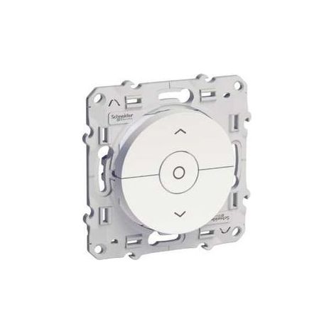 Schneider – Commande volet roulant blanc encastré – Connexion rapide – Hauteur 71mm – Largeur 71mm – Verrouillage mécanique et électrique