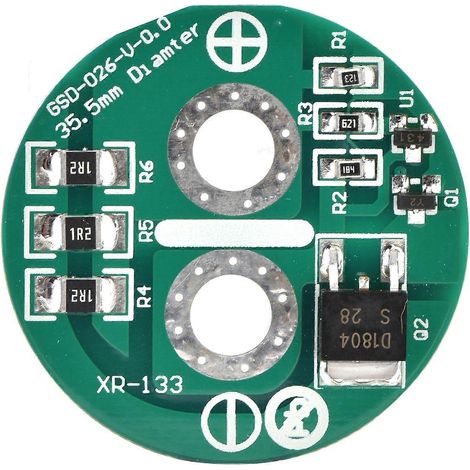 Superkondensator-Schutzplatine aus ABS mit schneller Wärmeableitung, elektronisches Bauteil, 2,5 V