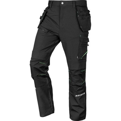 Neo Mix&Match pantaloni da lavoro neri con rinforzi in Cordura (1/3)