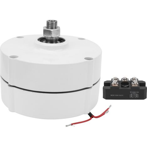 Génératrice à aimant permanent 48V, alternateur triphasé AC 100W AVAN avec redresseur intégré, équipement industriel, générateur sans balais pour petit éolien et hydraulique.