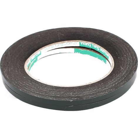 2 x Adhesive Foam Seal Tape Shock Resistant Noise Cancelling Tape for Windows Doors 5 mm x 0.5 mm 10 m Length (1/3)