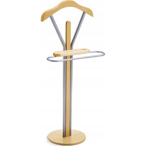 Soporte para ropa Zeller de madera clara y metal 44x108 cm