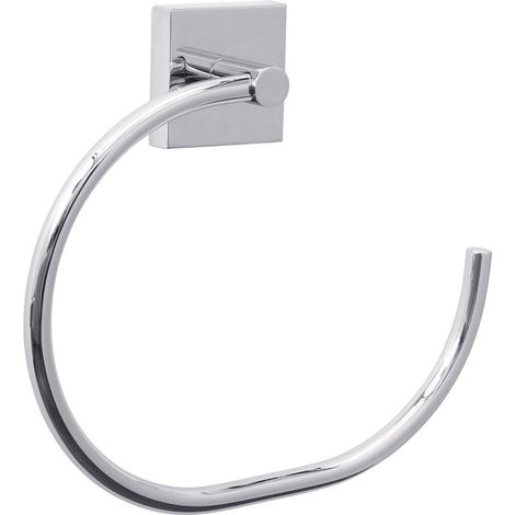 [NEUWERTIG] B-Ware Tesa Handtuchring Metall Klebstoff Chrom Badezimmer Handtuchhalter elegant 78 (1/2)