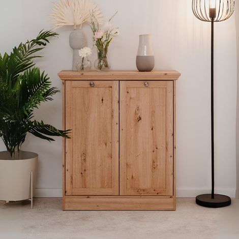 Credenza Timber 01A 2-türig in antikem Eichenholz